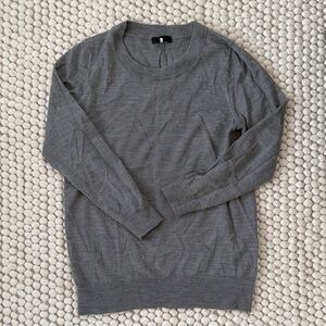 J. Crew Women's Gray Crew Neck Sweater